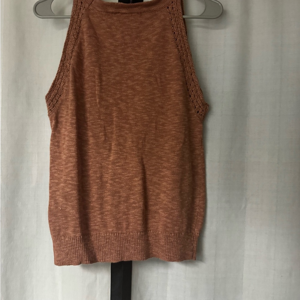 BE COOL Women's Tan Knit Tank Top - Picture 5 of 5